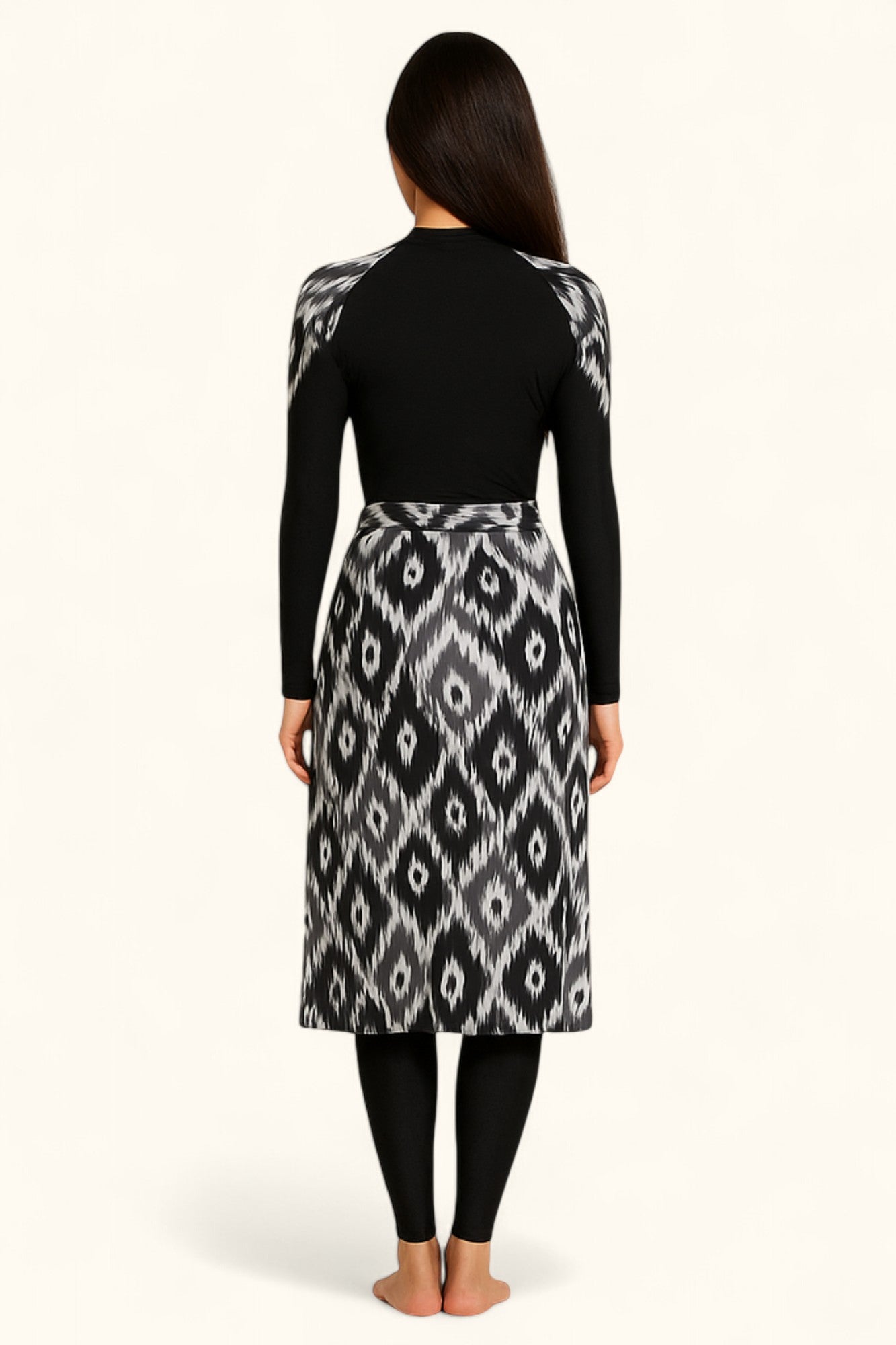 MODEST LAYLA - 3 pieces Flow Burkini Set - Black