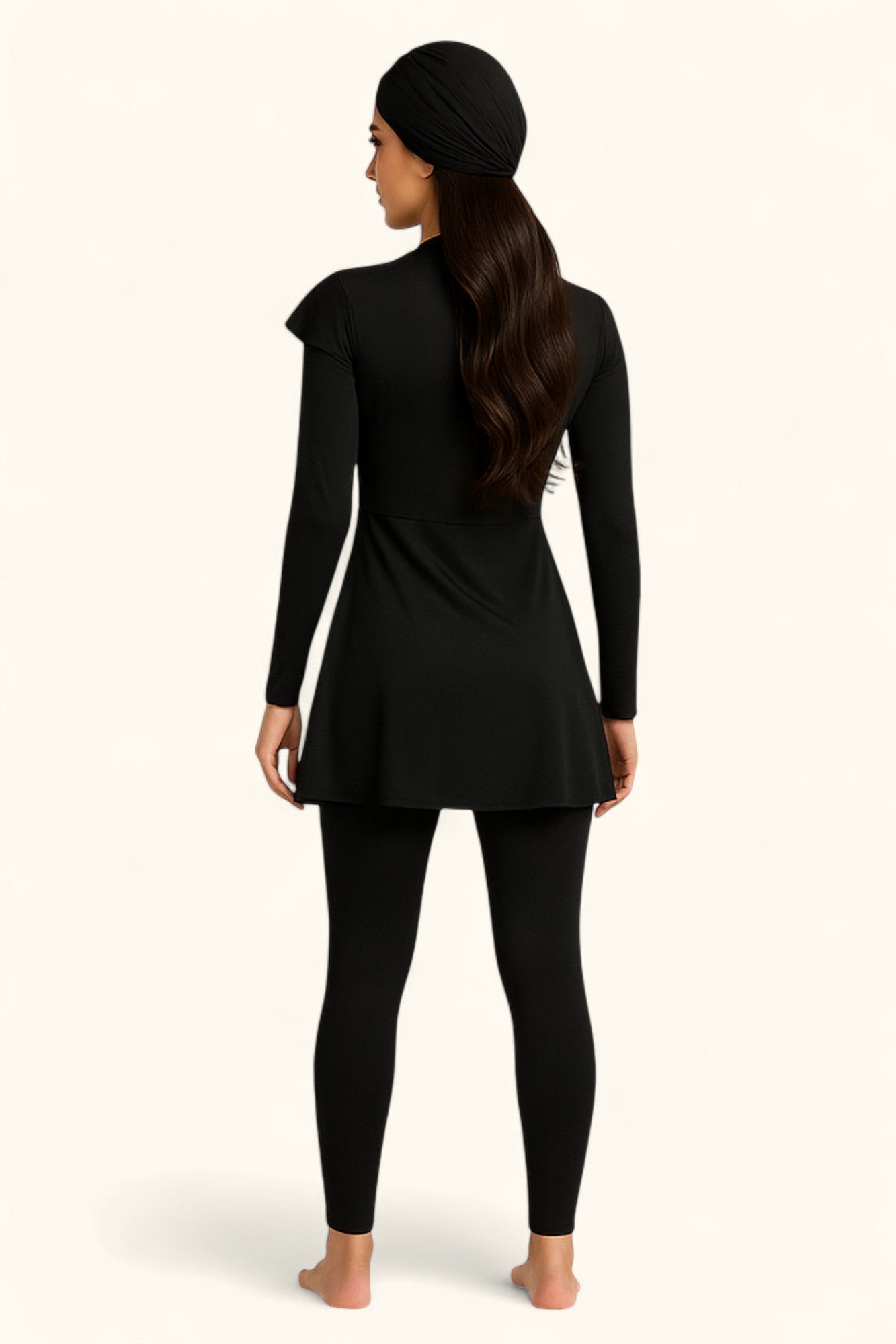 MODEST MAYA - 3 pieces Flow Burkini Set - Black