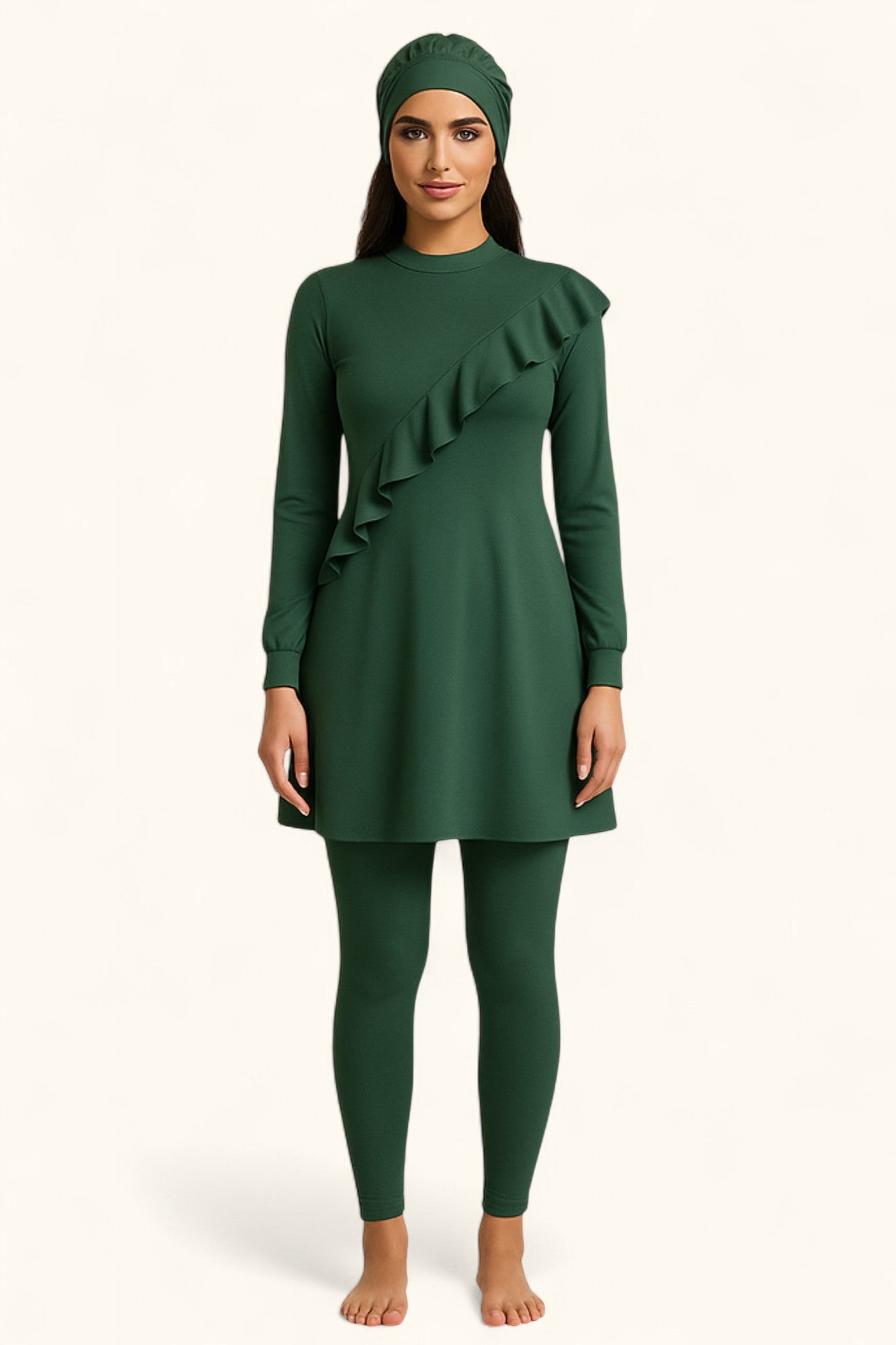 MODEST MAYA - 3 pieces Flow Burkini Set - Green
