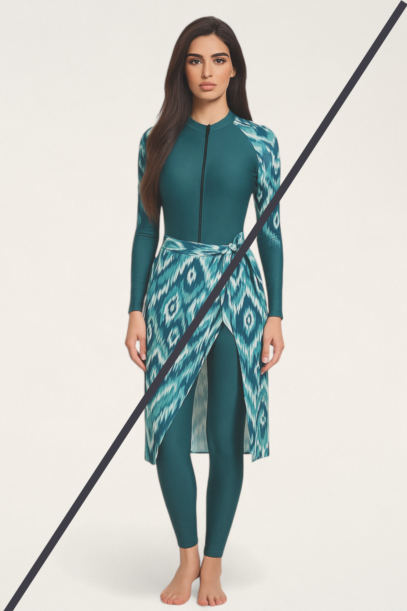 MODEST LAYLA - 3 pieces Flow Burkini Set - Turquoise